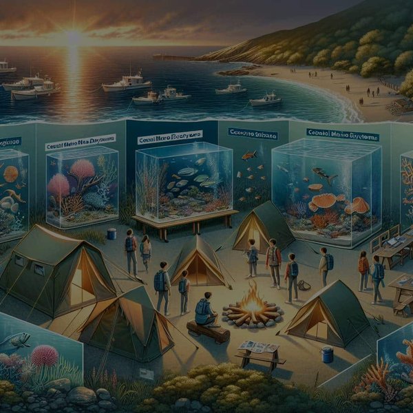 Comment organiser un camping orienté vers la découverte des écosystèmes marins côtiers?