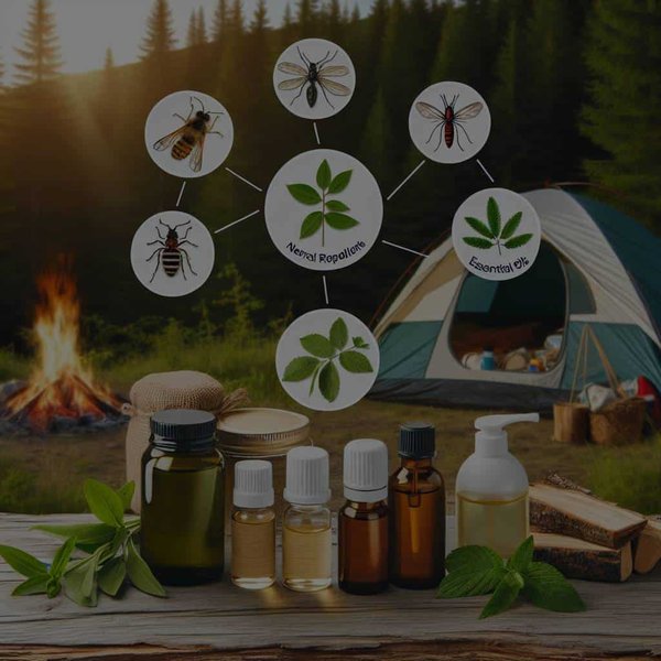 Quels sont les répulsifs naturels efficaces contre les insectes en camping?