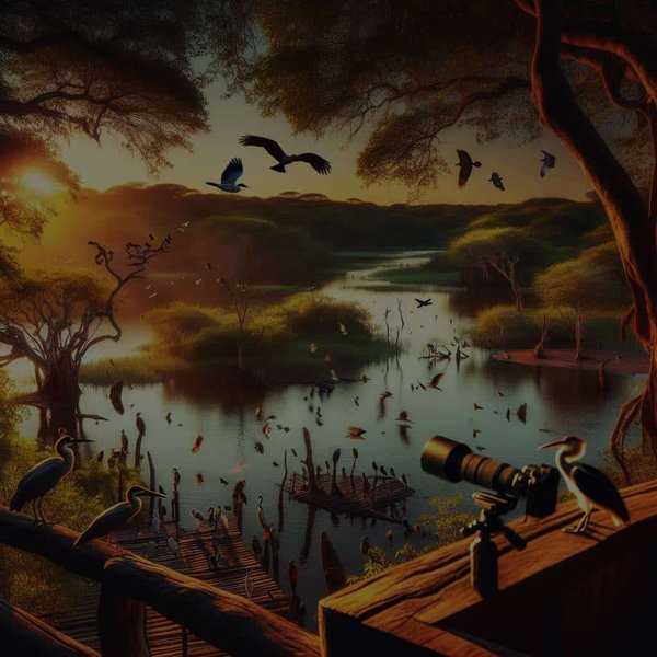 Où faire de l'observation d'oiseaux dans les régions humides du Pantanal au Brésil ?